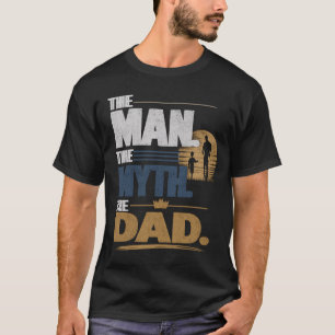 Der Mann Der Mythos Der Vater Vater & Kind Silhoue T-Shirt