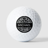 Der Mann, der Mythos, der verblüffende Individuell Golfball (Vorderseite)