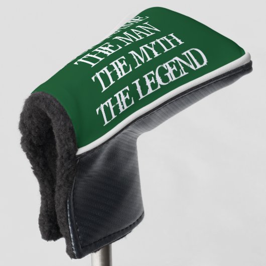 Der Mann der Mythos die Golf Headcover (3/4 Vorderseite)