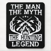 Der Mann, der Mythos, die Jagdlegende - Lager Mousepad (Vorne)