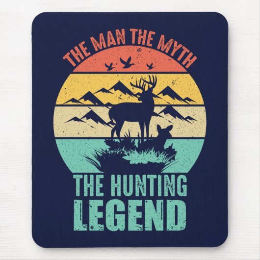 Der Mann - der Mythos - die Jagdlegende Mousepad (Vorne)