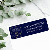 Der Mann, der Mythos, die legendäre blaue Rücksend