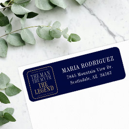 Der Mann, der Mythos, die legendäre blaue Rücksend