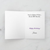 Der Mann, der Mythos, die legendäre Ham-Funkkarte Karte (Innenseite)