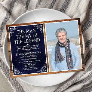 Der Mann Der Mythos Die Legende 65. Geburtstag Einladung