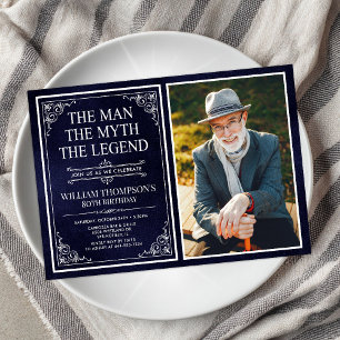 Der Mann Der Mythos Die Legende 80. Geburtstag Einladung