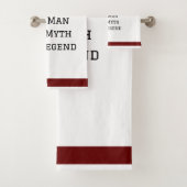Der Mann, der Mythos, die Legende Badhandtuch Set (Insitu)