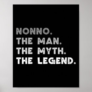Der Mann Der Mythos Die Legende Cool Nonno Poster