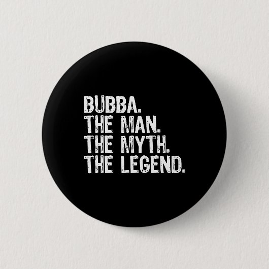 Der Mann, der Mythos, die Legende Coolen Witz Button (Vorderseite)