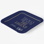 Der Mann, der Mythos, die Legende des 90. Geburtst Pappteller (Gewinkelt)