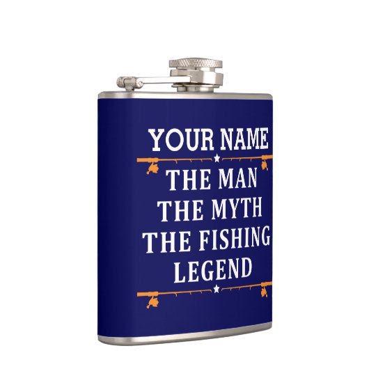 Der Mann, der Mythos, die Legende des Fischens per Flachmann (Rechts)