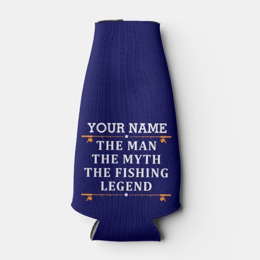 Der Mann, der Mythos, die Legende des Fischens per Flaschenkühler (Vorderseite)