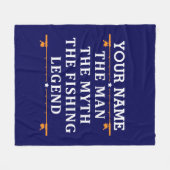 Der Mann, der Mythos, die Legende des Fischens per Fleecedecke (Vorderseite (Horizontal))