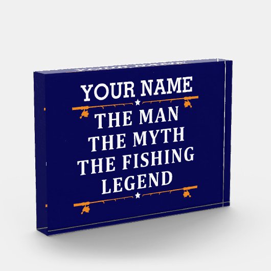 Der Mann, der Mythos, die Legende des Fischens per Fotoblock (Links)