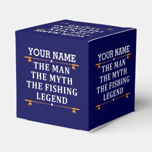 Der Mann, der Mythos, die Legende des Fischens per Geschenkschachtel (Rückseite)