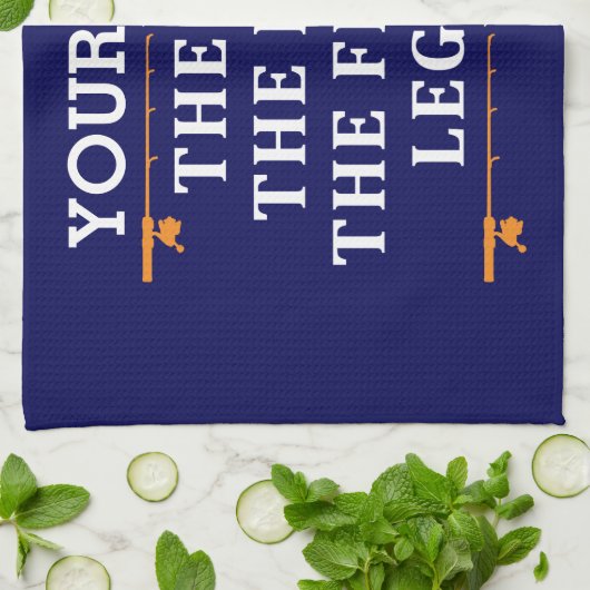 Der Mann, der Mythos, die Legende des Fischens per Geschirrtuch (Gefaltet)