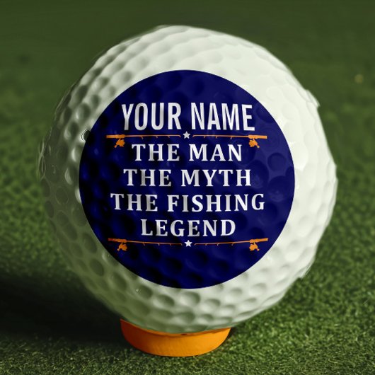 Der Mann, der Mythos, die Legende des Fischens per Golfball