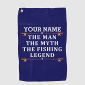 Der Mann, der Mythos, die Legende des Fischens per Golfhandtuch (Vorderseite)