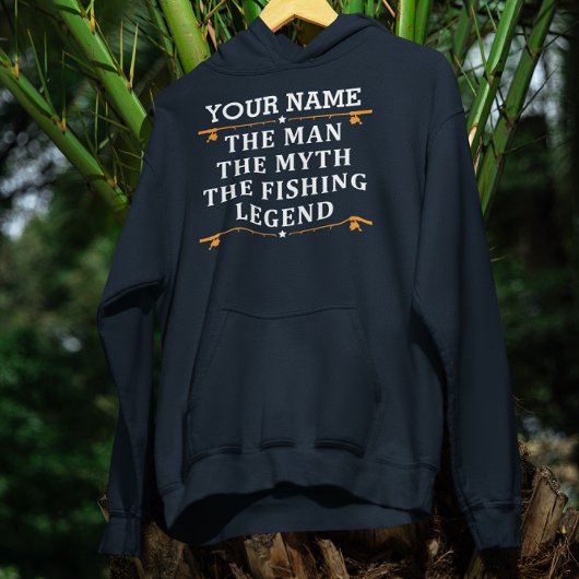 Der Mann, der Mythos, die Legende des Fischens per Hoodie