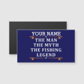 Der Mann, der Mythos, die Legende des Fischens per Magnetkarte (Vorne/Hinten)