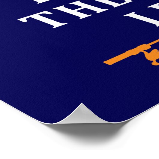 Der Mann, der Mythos, die Legende des Fischens per Poster (Ecke)