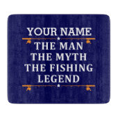 Der Mann, der Mythos, die Legende des Fischens per Schneidebrett (Vorderseite)