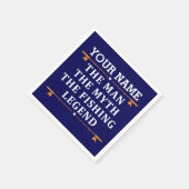 Der Mann, der Mythos, die Legende des Fischens per Serviette (Ecke)