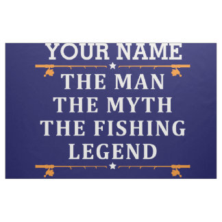 Der Mann, der Mythos, die Legende des Fischens per Stoff