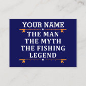 Der Mann, der Mythos, die Legende des Fischens per Treuekarte (Vorderseite)