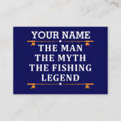 Der Mann, der Mythos, die Legende des Fischens per Treuekarte (Rückseite)
