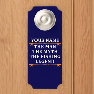 Der Mann, der Mythos, die Legende des Fischens per Türanhänger