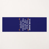 Der Mann, der Mythos, die Legende des Fischens per Yogamatte (Vorderseite (Horizontal))