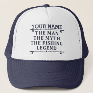 Der Mann, der Mythos, die Legende des Fischfangs p Truckerkappe