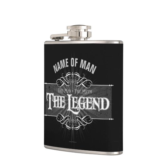 Der Mann, der Mythos, die Legende Flachmann (Links)