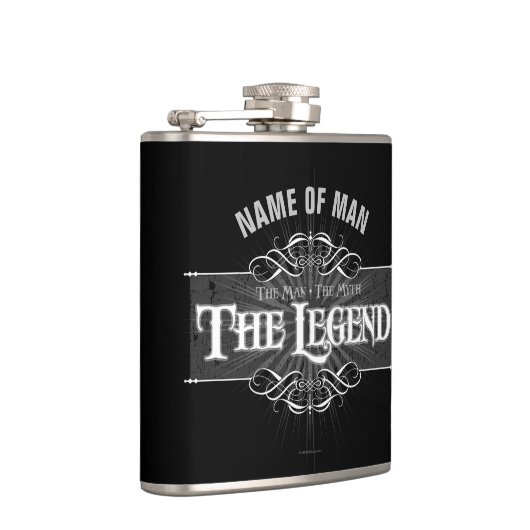 Der Mann, der Mythos, die Legende Flachmann (Rechts)