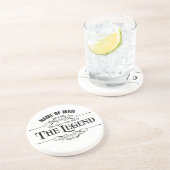 Der Mann, der Mythos, die Legende Getränkeuntersetzer (Seite)