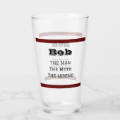 Der Mann, der Mythos, die Legende Glas (Rückseite)