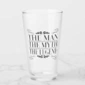 Der Mann der Mythos die Legende Glas (Vorderseite)