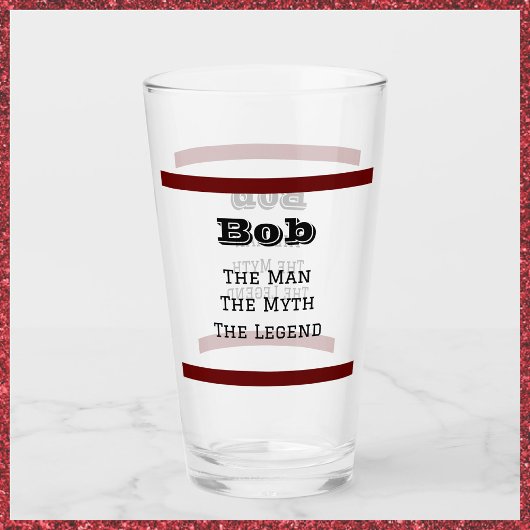 Der Mann, der Mythos, die Legende Glas