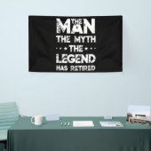 Der Mann, der Mythos, die Legende, hat das Ruhesta Banner (Messeveranstaltung)