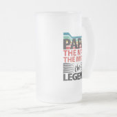Der Mann, der Mythos, die Legende Mattglas Bierglas (VorderseiteRechts)