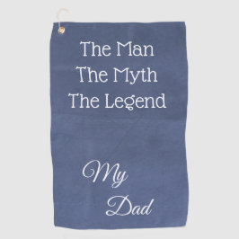 Der Mann, der Mythos, die Legende. Mein Vater Golfhandtuch