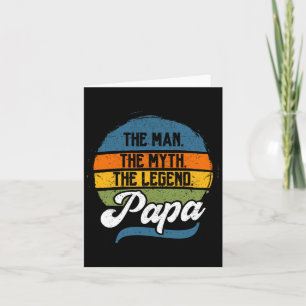 Der Mann der Mythos Die Legende Papa Vater&#; s Ta Karte