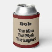 Der Mann, der Mythos, die Legende Personalisiert Dosenkühler (Kanne Vorderseite)