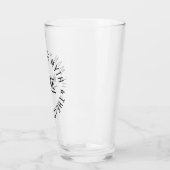 Der Mann, der Mythos, die Legende personalisiert Glas (Links)