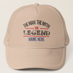 DER MANN DER MYTHOS DIE LEGENDE PERSONALISIERT LK TRUCKERKAPPE