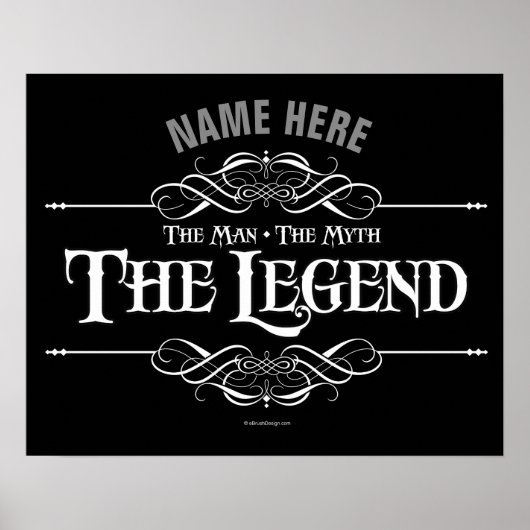 Der Mann, der Mythos, die Legende Poster (Vorne)