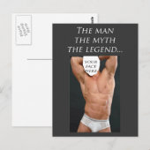 Der Mann, der Mythos, die Legende Postkarte (Vorne/Hinten)