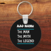 Der Mann, der Mythos, die Legende Schlüsselanhänger (Vorderseite)