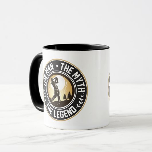 Der Mann, der Mythos, die Legende Tasse (Vorderseite Links)